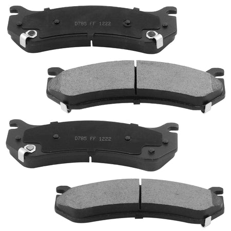 Chevrolet Silverado Front Brake Rotors & Pads 12066040 D785, with dot4 cleaner