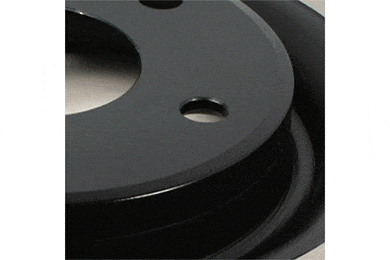 Centric Premium High Carbon Slotted Rotors - Best OE Design High Carbon Slotted Brake Rotors for Cars, Trucks & SUVs