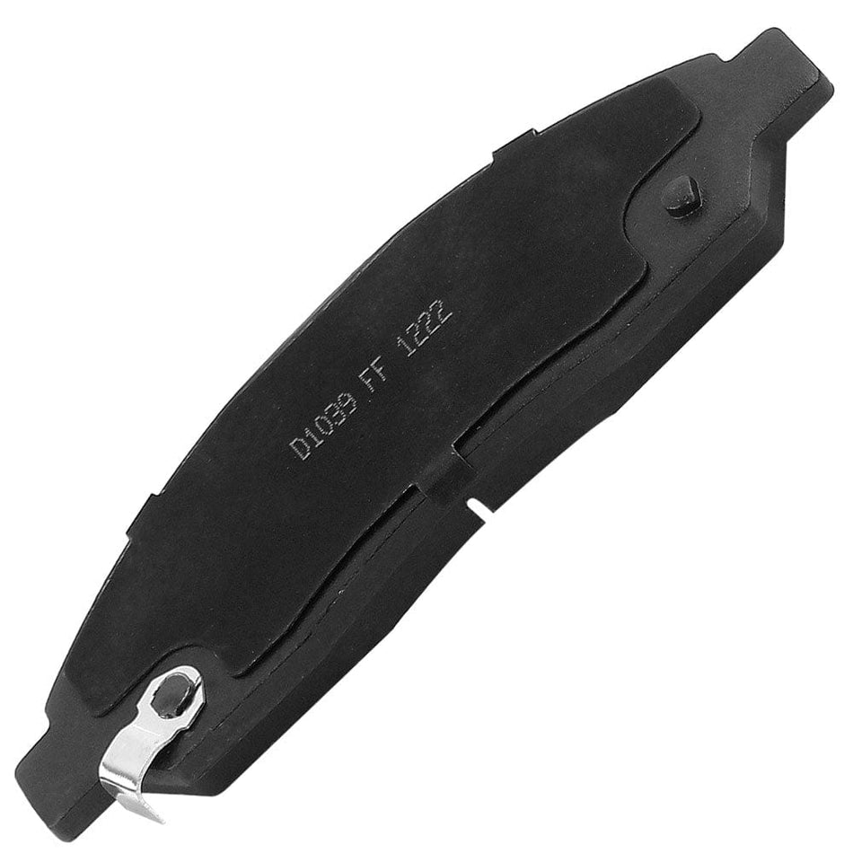 Front Ceramic Brake Pads w/Hardware Kits Fits Chevrolet Colorado, GMC Canyon, Isuzu I-280 I-290 I-350 I-370 (All Models)-Ceramic Low Dust Brake Pad-4 Pack