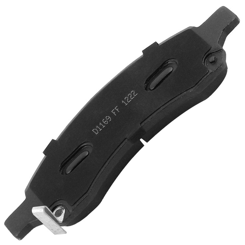 Front Ceramic Brake Pads w/Hardware Kits Fits for Buick Enclave Rainier, Chevrolet Colorado SSR Trailblazer EXT Traverse, GMC Acadia Canyon Envoy XL, Isuzu Ascender, SAAB 9-7X, Saturn Outlook-4 PC