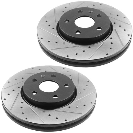 Chevrolet Malibu Front Brake Rotors & Pads 12062120 D1421, with Cleaner & Fluid