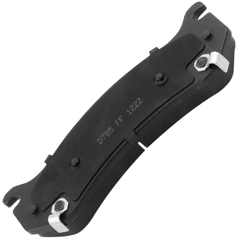 Front Ceramic Brake Pads w/Hardware Kits Fits for Cadillac Escalade EXT ESV, Chevy Tahoe Astro Avalanche Express Silverado Suburban 1500 2500, GMC GMC Safari Savana 1500 2500 Yukon XL-4 Pack