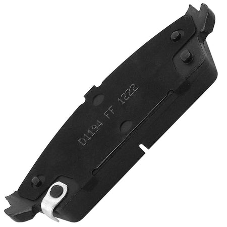 Front Ceramic Brake Pads w/Hardware Kits Fits for Cadillac Escalade ESV EXT, Chevrolet Avalanche Tahoe Suburban Silverado 1500, GMC Sierra 1500 Yukon 1500-Low Dust Brake Pad-4 Pack