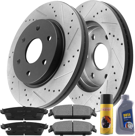 Chevrolet Silverado Rear Brake Rotors 12066065 D1194