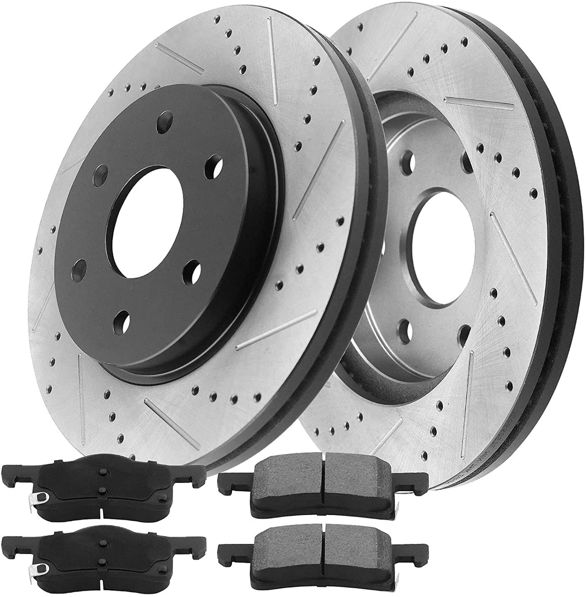 Saturn Outlook Rear Brake Rotors & Pads 12066070 D883