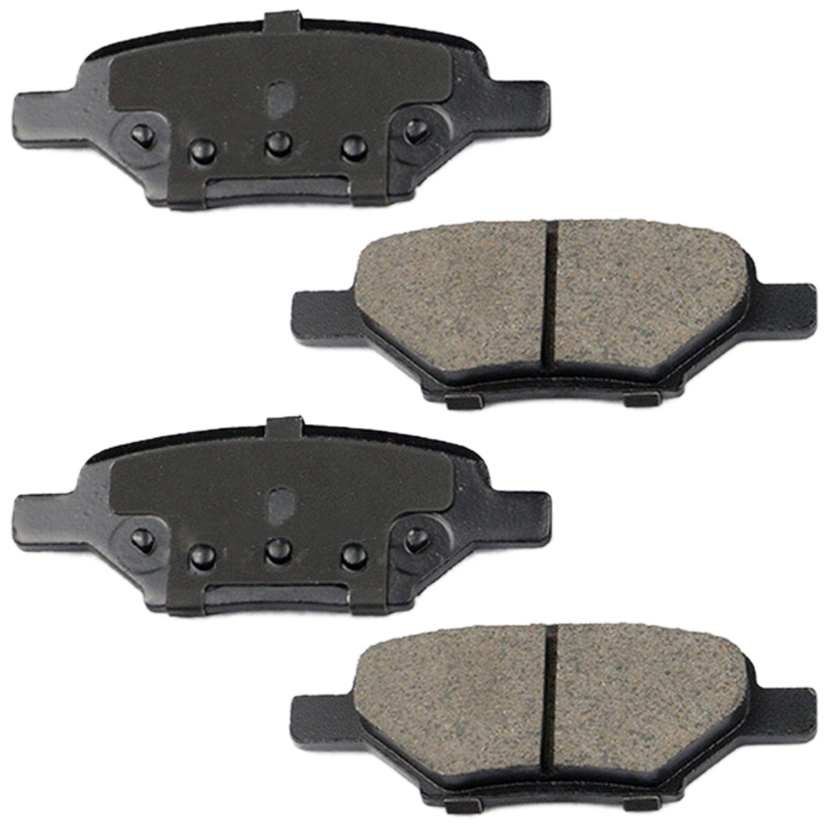 Rear Drilled Brake Rotors + Brake Pads For Chevy Cobalt Malibu G5 G6 Ion Aura