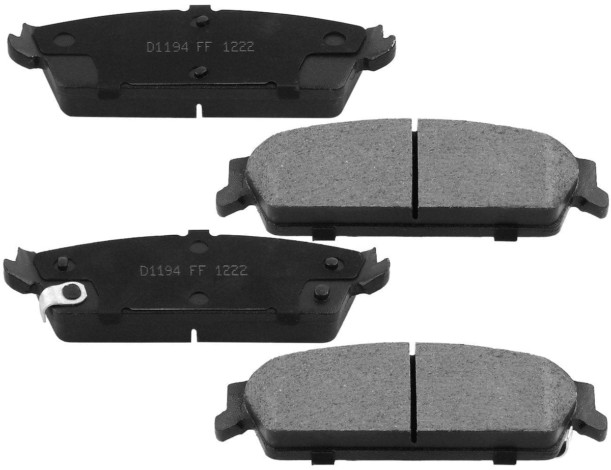 Rear Brake Rotors & Pads for 2007 Chevy Silverado 1500 Tahoe GMC Sierra 1500 V8