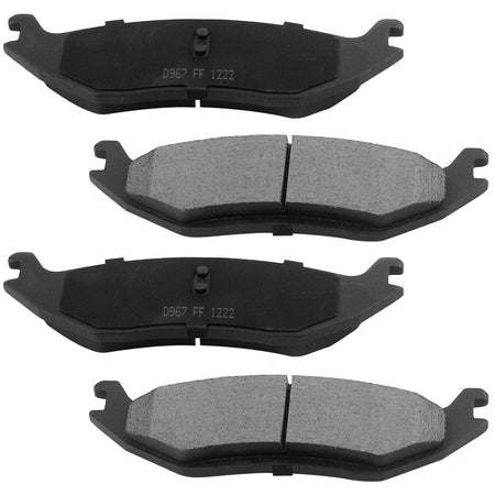352mm Rear Coating Brake Rotor + Pads For 2011-18 Ram 1500,2005-09 Dodge Durango