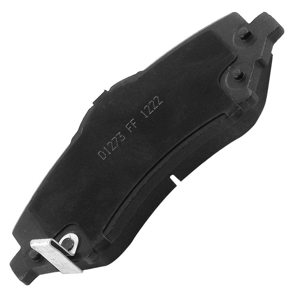 Front Ceramic Brake Pads w/Hardware Kits Fits for Jeep Liberty Wrangler JK, Chrysler Town & Country, Dodge Nitro Grand Caravan Journey, Ram Cargo Van, Volkswagen Routan-Low Dust Brake Pad-4 Pack