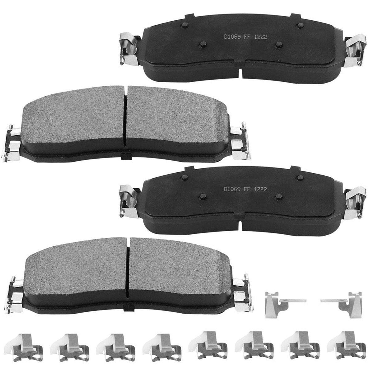 Front Premium Ceramic Brake For 2005 2006-2011 Ford F-350 F-250 Super Duty.