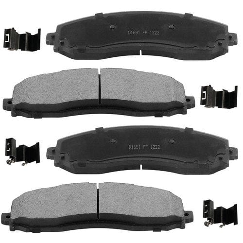 Rear Ceramic Disc Brake Pads D1691 For Ford F250 F350 F450 Super Duty