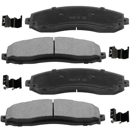 Rear Ceramic Disc Brake Pads D1691 For Ford F250 F350 F450 Super Duty