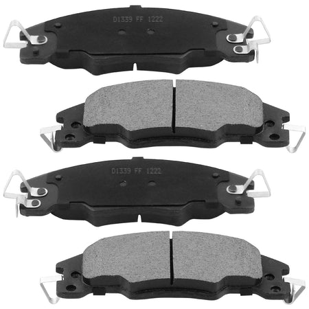 MotorbyMotor Front Brake Rotors 275mm Drilled & Slotted Design Brake Rotor & Brake Pad kit Fits for Ford Focus 2008 2009 2010 2011