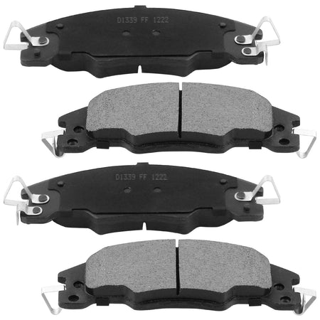 MotorbyMotor Front Brake Rotors 276mm Drilled & Slotted Design Brake Rotor & Brake Pad kit Fits for Ford Focus 2008 2009 2010 2011