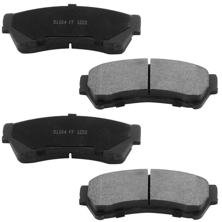 Ford Fusion Front Brake Rotors & Pads 12061088 D1164, with fluid & cleaner