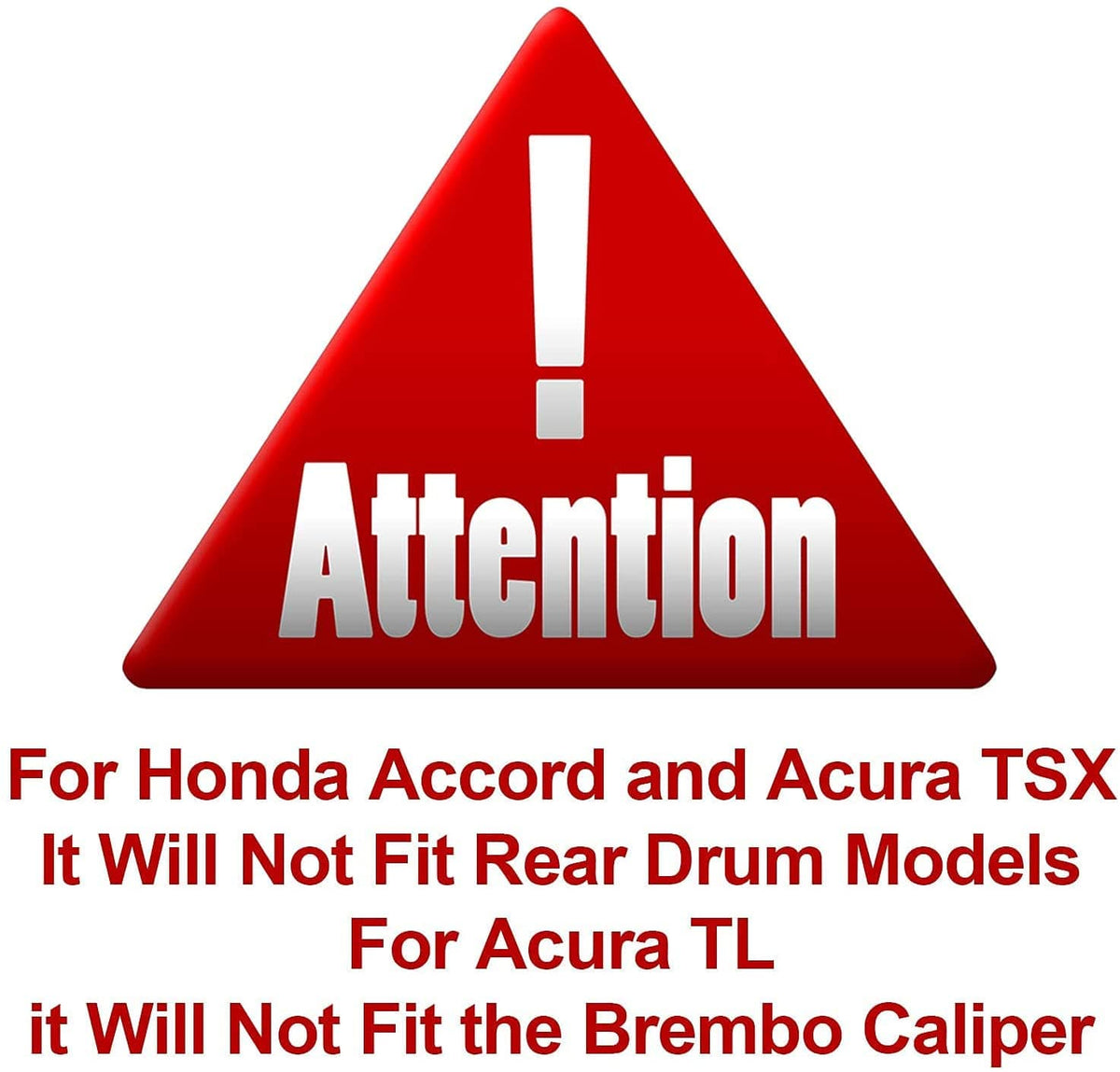 MotorbyMotor Front Brake Rotors & Brake Pad Kit 300mm Drilled & Slotted Design Fits for Acura TSX, Acura TL, Honda Accord