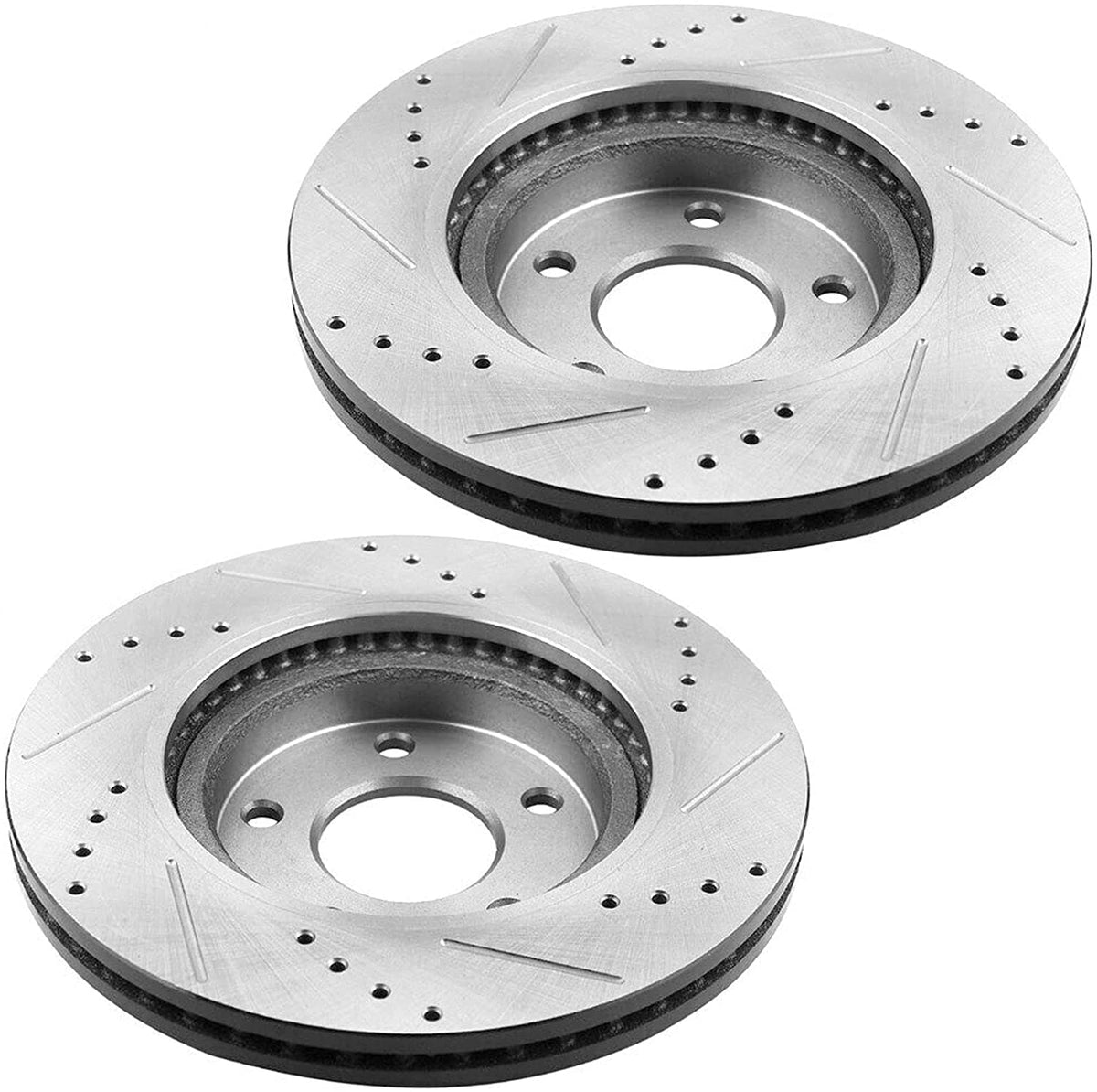 Honda Accord Rear Brake Rotors & Pads 12040055 D537, with DOT4 cleaner
