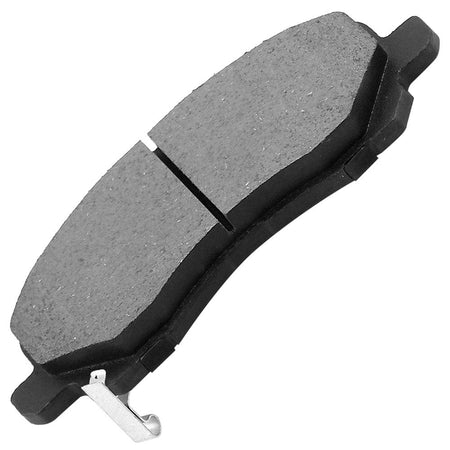 Front Ceramic Brake Pads w/Hardware Kits Fits for Chrysler 200 Sebring, Dodge Avenger Caliber Stratus, Jeep Compass Patriot, Mitsubishi Eclipse Galant Lancer Outlander RVR Low Dust Brake Pad-4 Pack