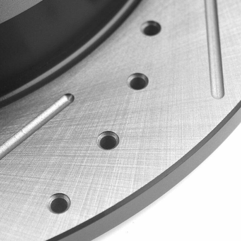 MotorbyMotor Rear Brake Rotors 262mm Drilled & Slotted Design Brake Rotor & Brake Pad kit Fits for Mitsubishi Lancer, Jeep Compass Patriot, Chrysler 200 Sebring, Dodge Avenger Caliber