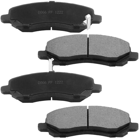 Motorbymotor Front Brake Rotors 294mm Drilled & Slotted Brake Rotor & Brake Pad kit Including CLEANER DOT4 FLUID Fits for Chrysler 200 Sebring Avenger, Dodge Avenger Caliber, Jeep Compass Patriot