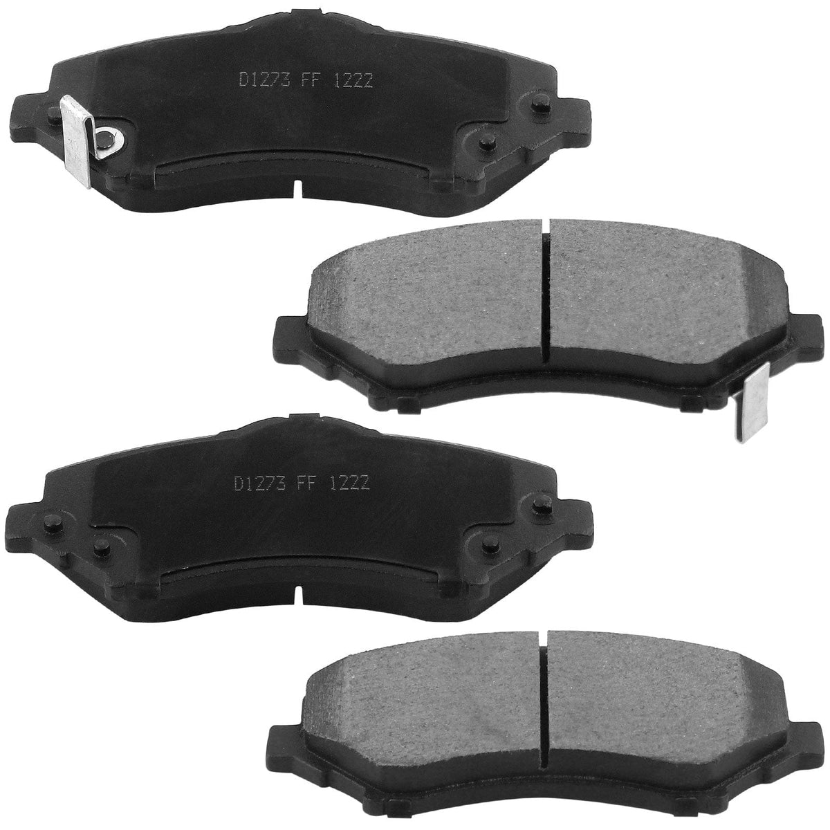 Front Drilled and Slotted Disc Brake Rotors w/Ceramic Brake Pads+ Cleaner & Fluid for  Dodge Nitro, Jeep Liberty (302mm 11.8'' Front Rotors)-53042