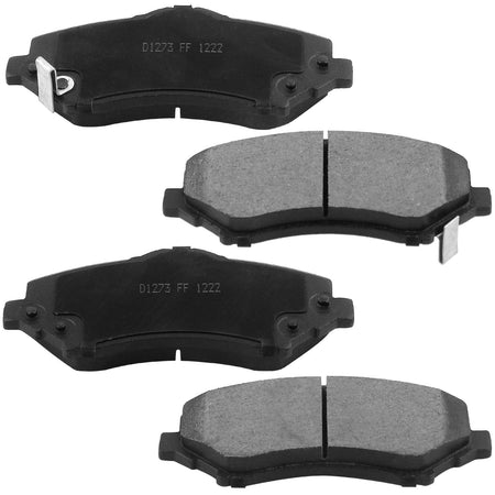 MotorbyMotor Front Brake Rotors 302mm Drilled & Slotted Design Brake Rotor & Brake Pad kit Fits for Dodge Nitro 2007-2011, Jeep Liberty 2008-2012-(Standard Brake Option (302mm Rotor Size)