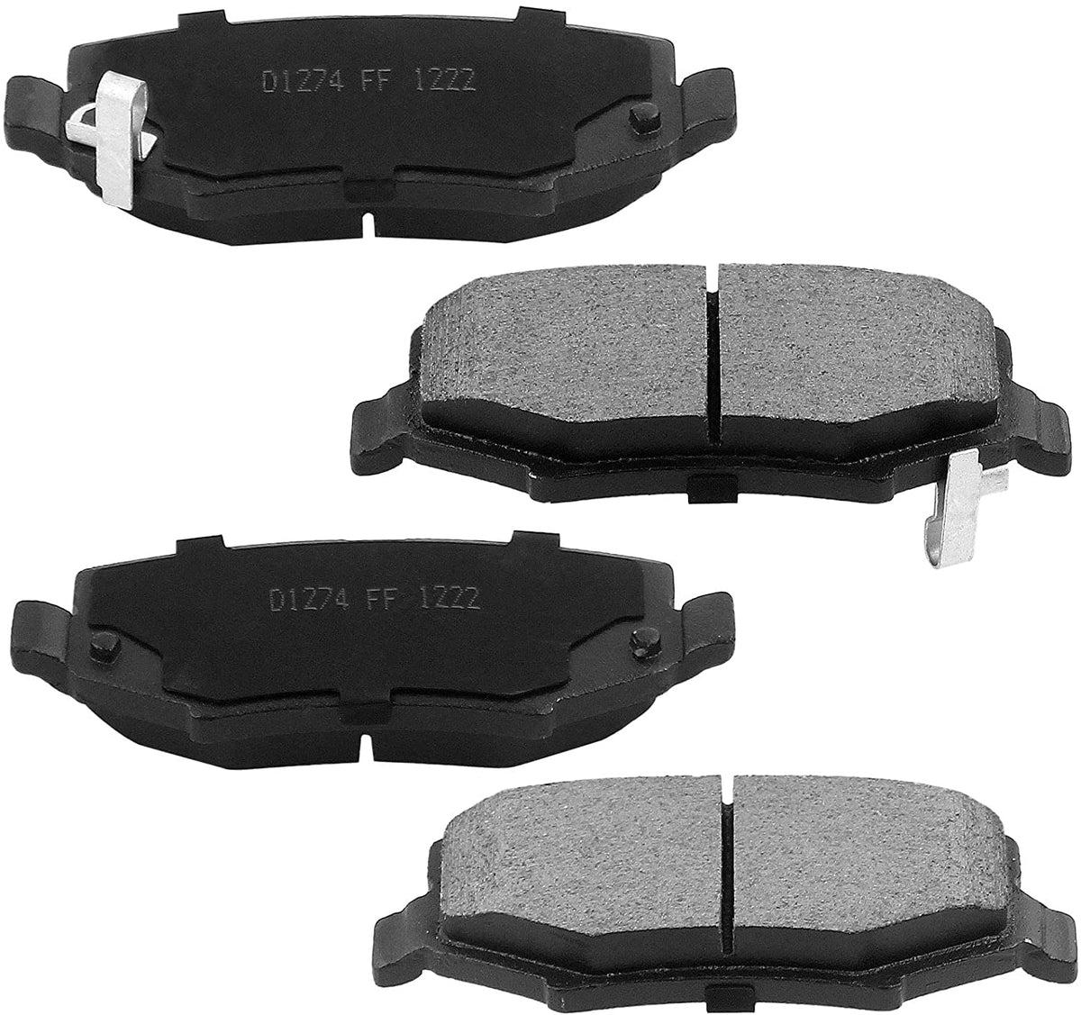 MotorbyMotor Rear Brake Rotors 316mm Drilled & Slotted Design Brake Rotor & Brake Pad kit Including CLEANER DOT4 FLUID Fits for Dodge Nitro 2007 - 2011, Jeep Liberty 2008 - 2012 (All Models)