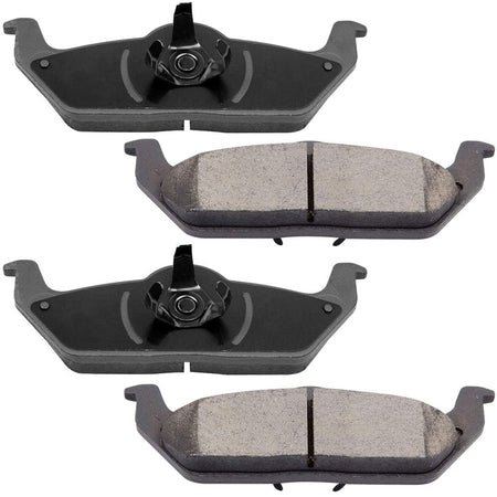 Rear Drilled Rotors + Brake Pads For 2004-2011 Ford F150 2006-08 Lincoln Mark LT