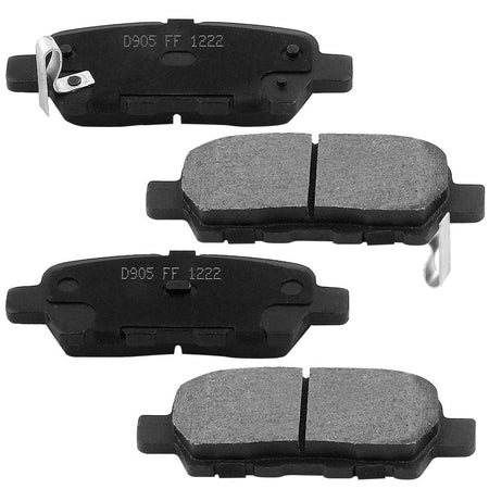 Motorbymotor Rear Brake Rotors 292mm Drilled & Slotted Design Brake Rotor & Brake Pad kit Fits for Nissan Altima,Nissan Sentra Rear Disc Models
