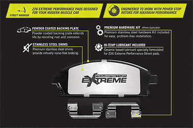 Power Stop Z26 Extreme Brake Pads - Best Price & Free Shipping on Powerstop Z26 High Performance Brake Pads for Cars, Trucks & SUVs