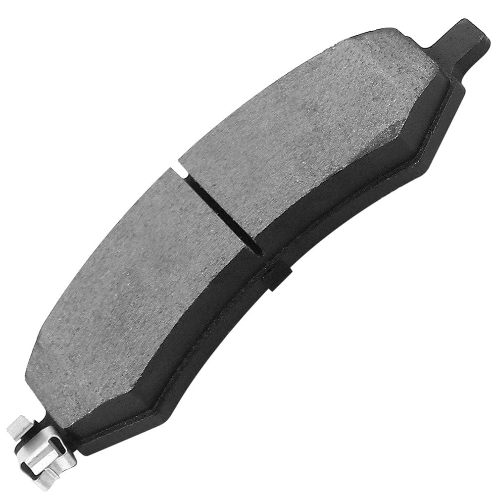 Front Ceramic Brake Pads w/Hardware Kits Fits for Chrysler Aspen, Dodge Dakota Durango Ram 1500, Mitsubishi Raider, Ram 1500 Dakota-Low Dust Brake Pad-4 Pack