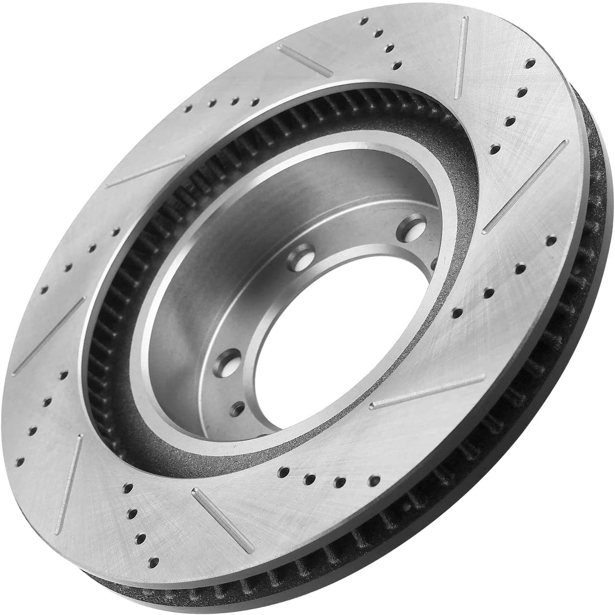 Front Black Brake Rotors + ceramic Brake Pads For Lexus GX460 Toyota 4Runner New