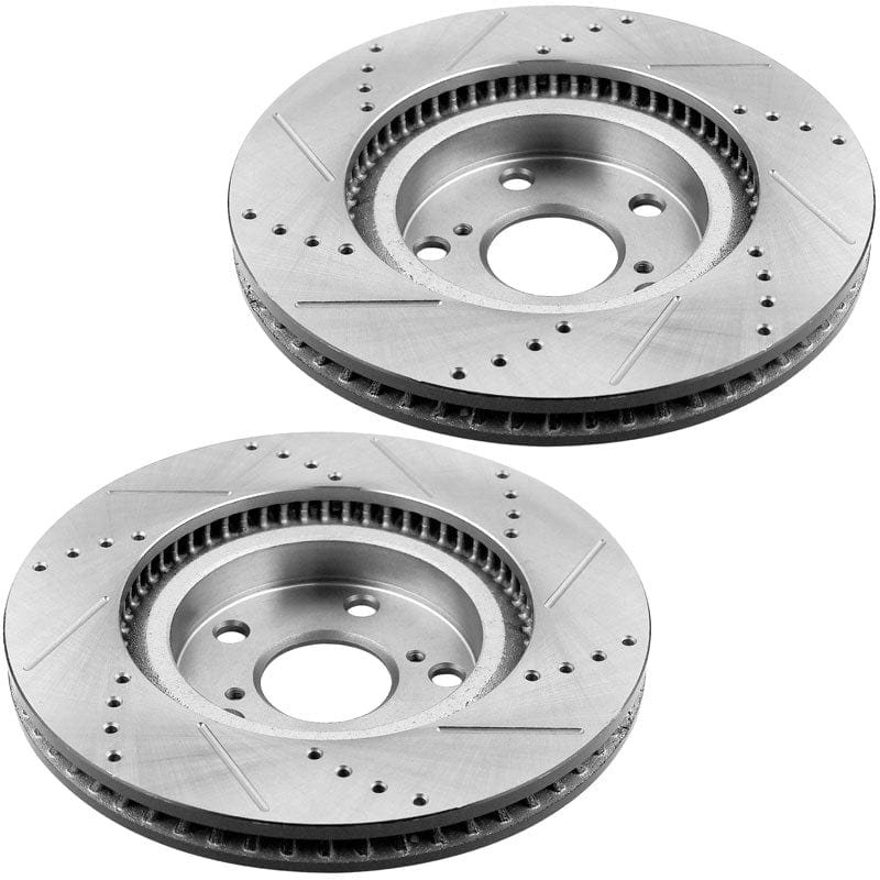 Front Brake Rotors Ceramic Pads for 2007 2008 2009 2010 2011 Toyota Camry