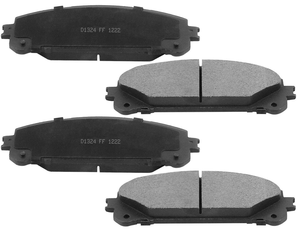 328mm Front E-Coating Brake Rotors And Pads For Toyota Highlander Sienna Lexus