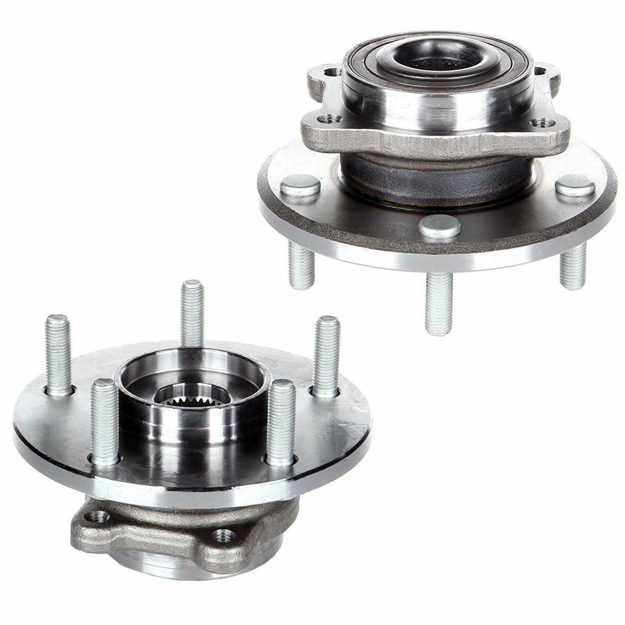 Pair (2) Front Wheel Bearing and Hub Assembly 2009-2020 For Dodge Journey Set