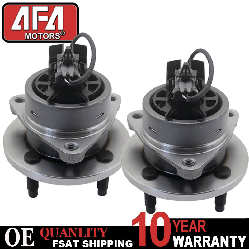 Pair Front Wheel Bearing Hub for Chevy Cobalt Saturn Ion Pontiac G5 4LUG ABS