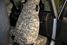 Load image into Gallery viewer, CalTrend Digital Camo Canvas Seat Covers - Best Price on Digital Camouflage Seat Cover by CalTrend