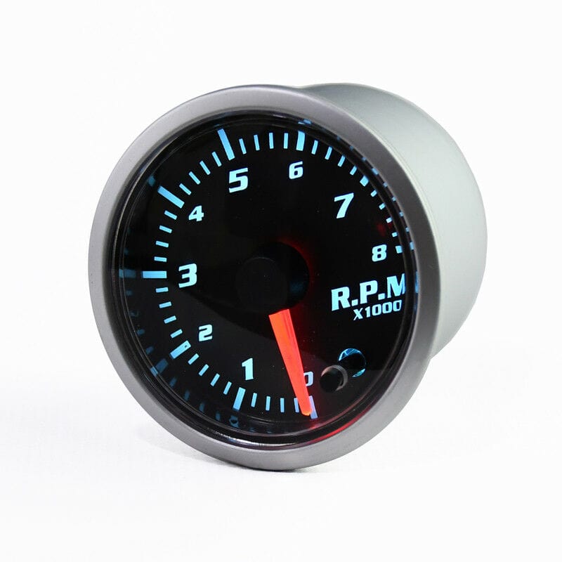 2" 52mm Tachometer Tacho Gauge 0-8000RPM 7 Colors LED Display 12V Auto Car Truck