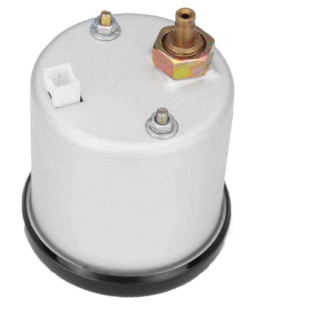 7 Color Turbo Boost Gauge Kit-30 PSI Pressure Vacuum Pointer Gauge 12V- 2-1/16" 52mm for Car Truck- Black Dial - Smoked Lens