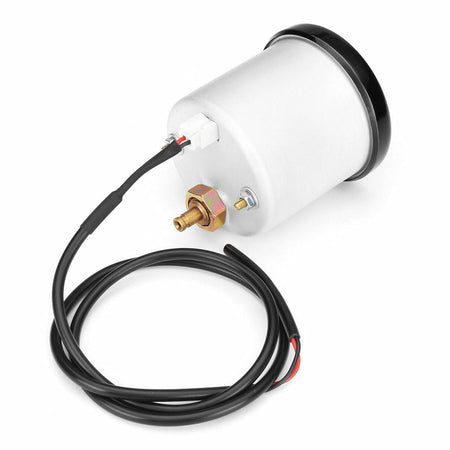 2'' 52mm 7 Color LED Mechanical Turbo Boost PSI Pressure Vacuum Gauge Meter 12V