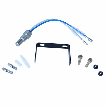 2" Digital Oil Temperature Gauge with Sensor LED Gauge Kit- Blue LED/Black Trim