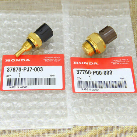 2Pcs Coolant Fan Switch & Coolant Temperature Sensor fit Odyssey Accord Acura