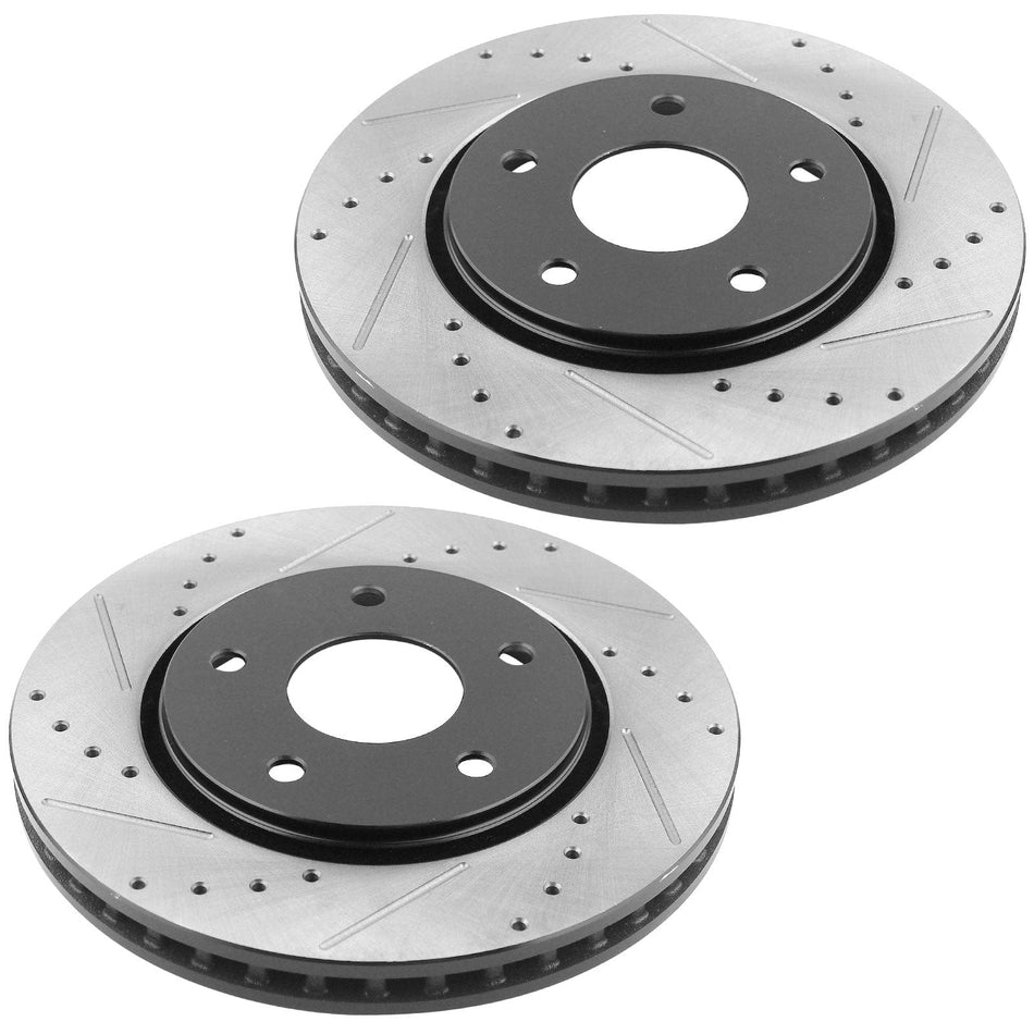 302mm Front E-Coating Brake Rotors For 2009-2013 Dodge Journey 2009-2014 Routan
