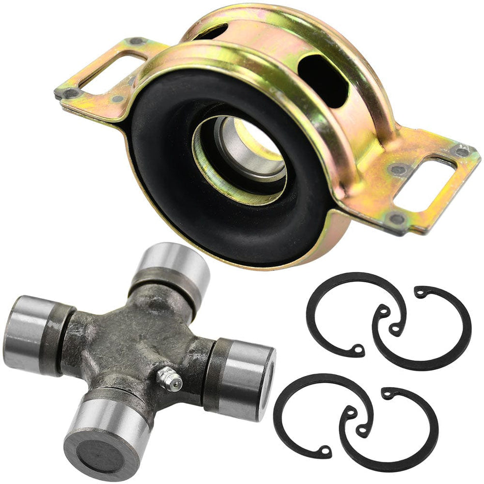 For 2000-2016 2017 Toyota Tundra Tacoma Driveshaft Support Bearing + U-Joints