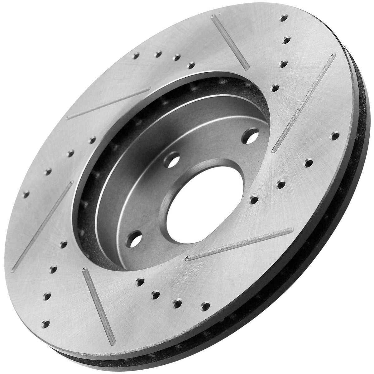 259mm Rear Drilled Slotted Disc Brake Rotors For CT200H Pontiac Vibe Matrix