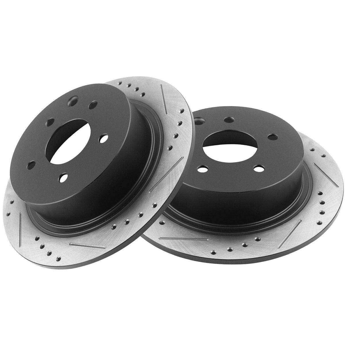 291mm Rear Slotted Disc Brake Rotors For 2002-2018 Nissan Altima Maxima Juke