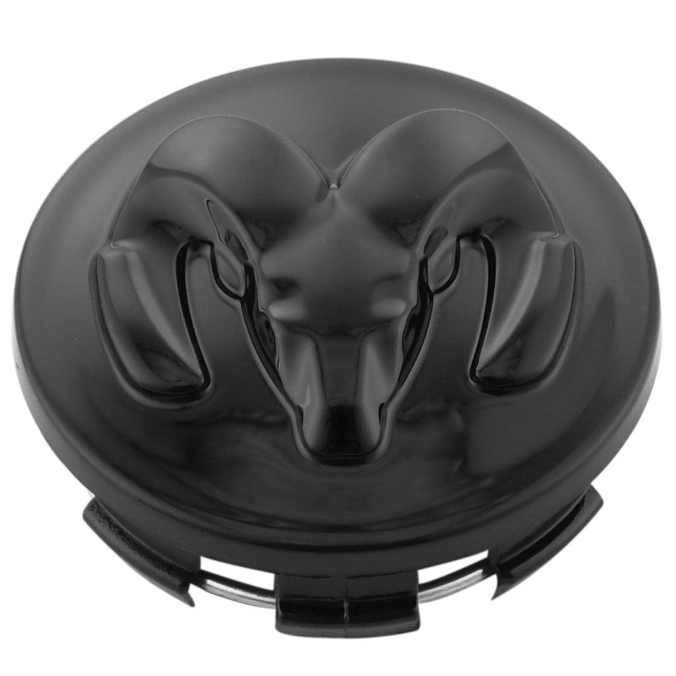 Set of 4 Wheel Center Caps Black for Dodge Dakota Challenger RAM 1500 52110398AA