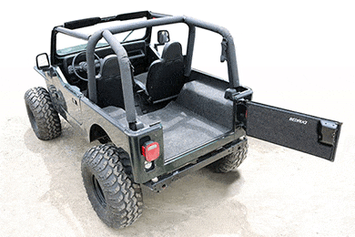 BedRug Jeep Cargo Liner Kit -  Bed Rug Cargo Liners for Jeep Wranglers
