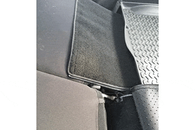Endura Cargo Gap Mat - Jeep JK Wrangler Rear Seat Gap Cover - JC101