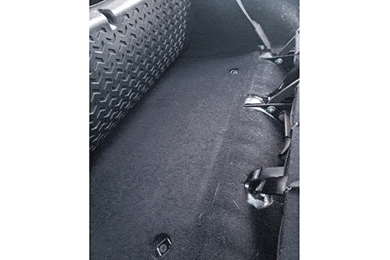 Endura Cargo Gap Mat - Jeep JK Wrangler Rear Seat Gap Cover - JC101